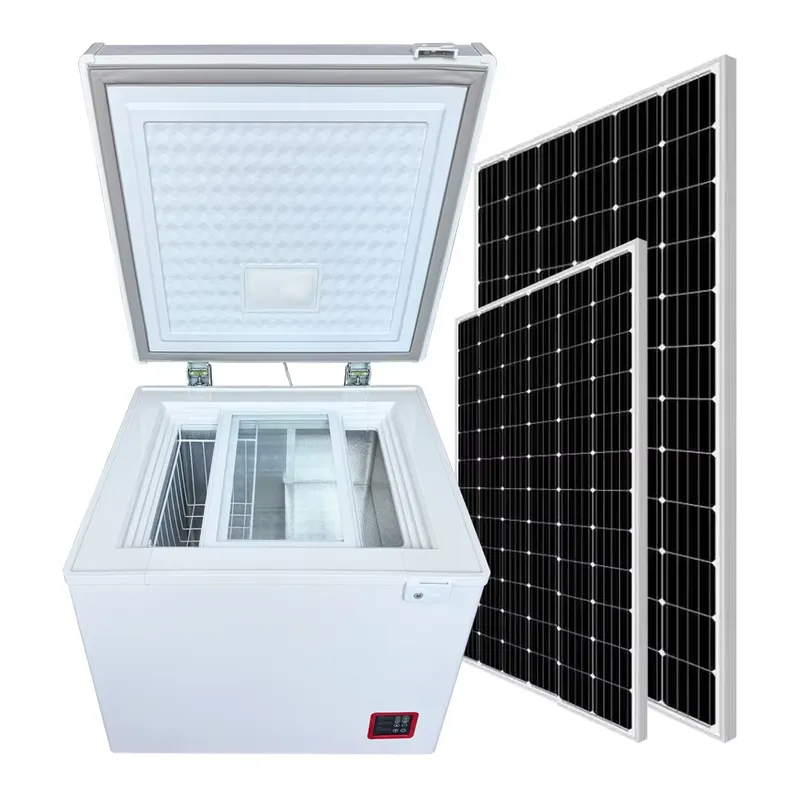 Commercial Chest Freezer - 高品質68L横型ソーラーチェストディープフリーザー、アイスクリーム冷蔵庫ショーケース、単温度冷蔵庫