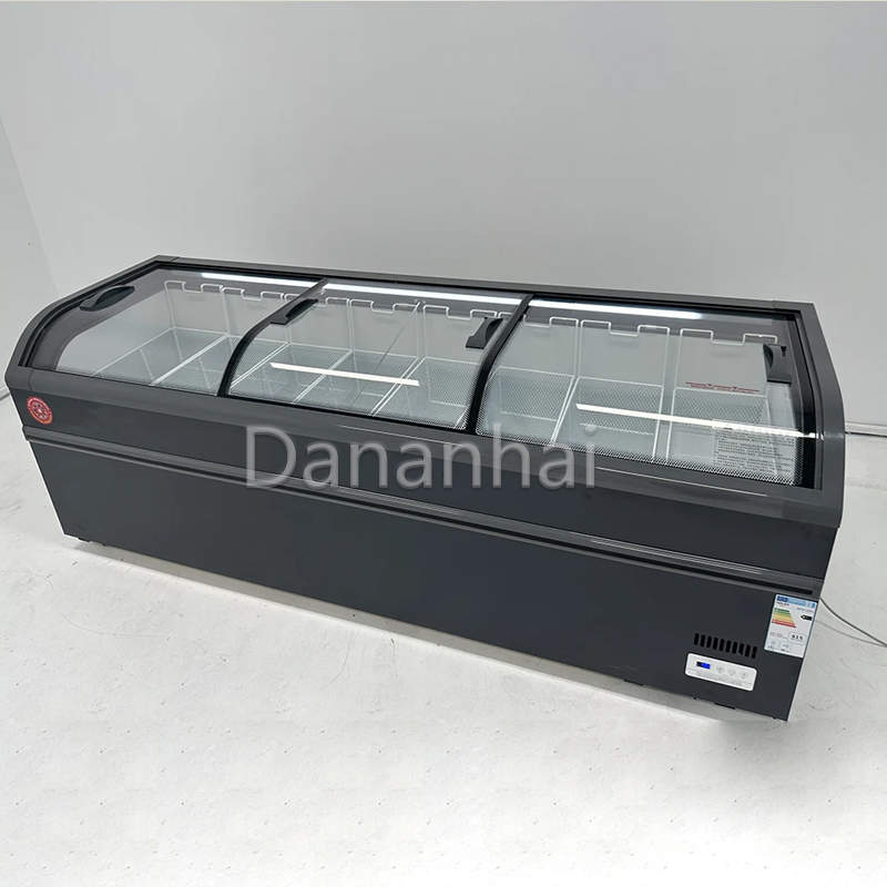 スーパーマーケット用アイランド型冷凍ショーケース、移動式ベー - Commercial Chest Freezer のレビューと価格