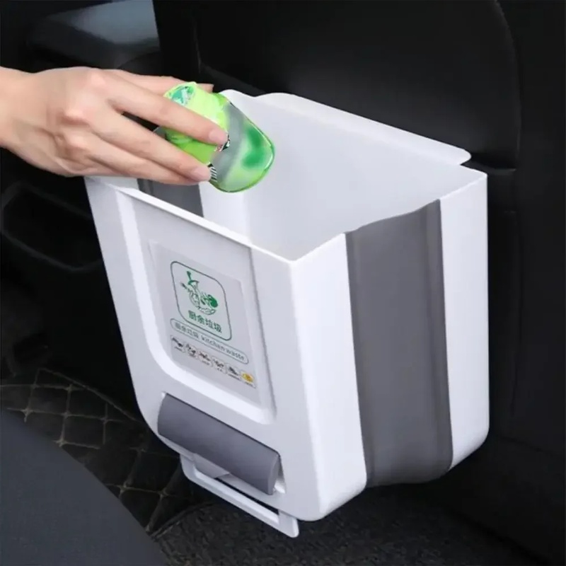 10Lのスリムで折りたたみ可能な壁掛け式ゴミ箱。キッチンキャ - Commercial Kitchen Bin のレビューと価格