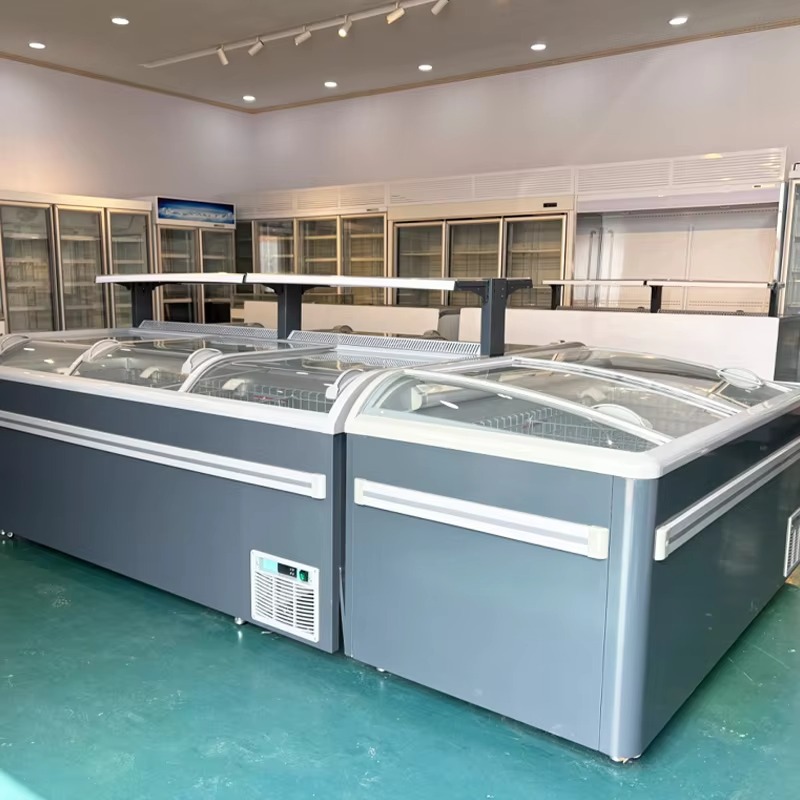 R290冷媒を使用したガラス天板のチェスト型冷凍庫。業務用冷 - Commercial Chest Freezer のレビューと価格