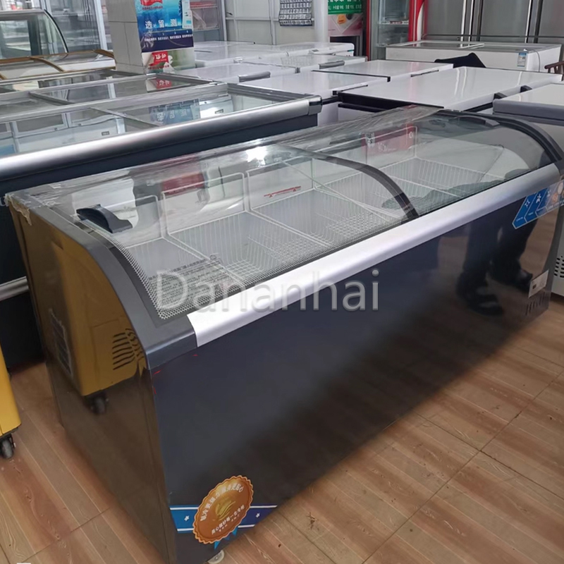 コンビニエンスストア向け、アイランド型チェスト式冷凍ショーケ - Commercial Chest Freezer のレビューと価格