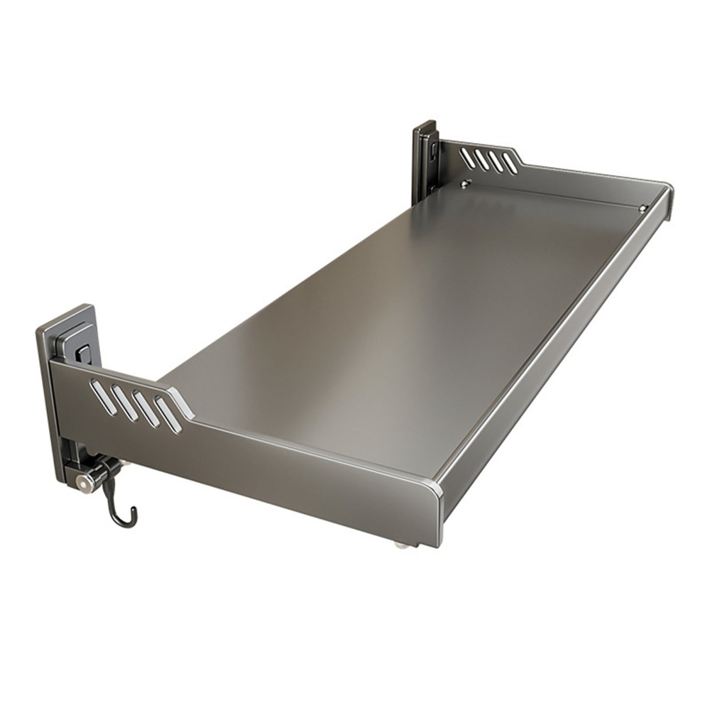 多機能炭素鋼製壁掛け棚 11.81×7.87×4.33インチ - Commercial Kitchen And Bar のレビューと価格