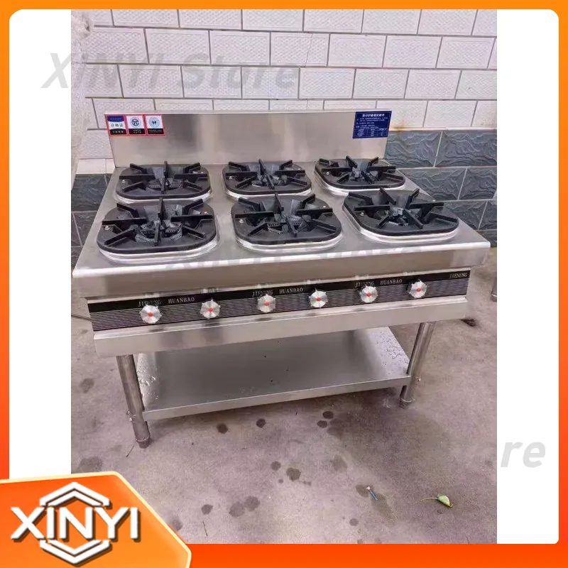 高効率業務用ガスコンロ、工業用ステンレス製ヘビーデューティー - Range Commercial Kitchen のレビューと価格