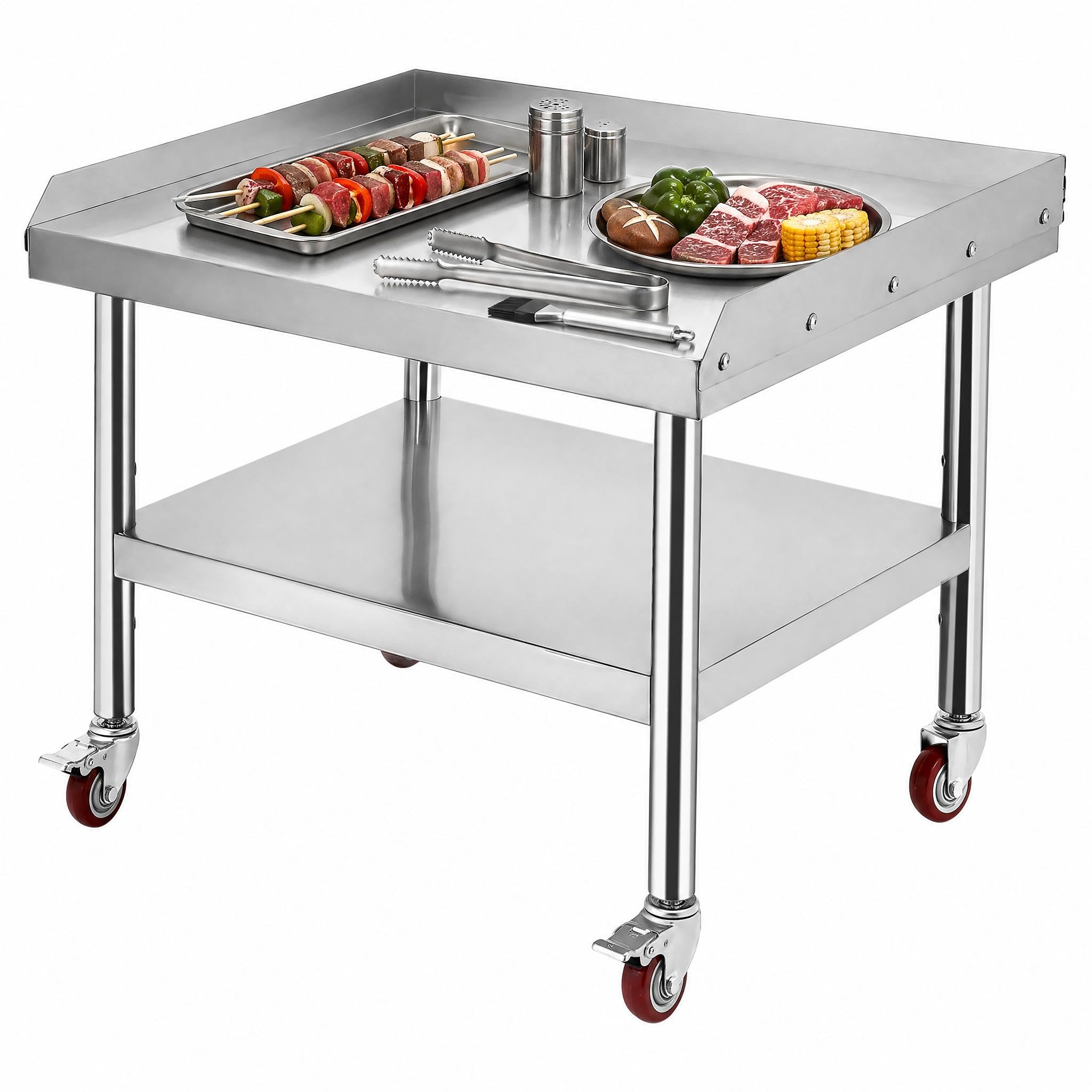 ステンレス製グリルスタンドテーブル（24インチ x 28イン - Commercial Kitchen Worktops のレビューと価格