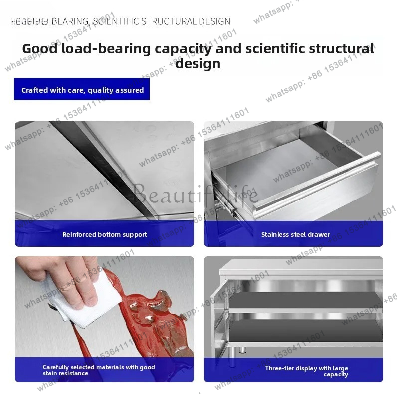 ステンレス製業務用キャビネットキッチンワークトップ、スライド - Commercial Kitchen Worktops のレビューと価格