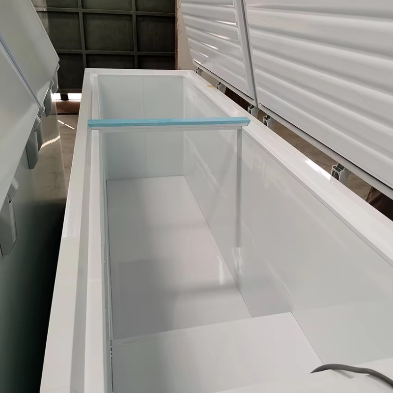 大容量で、単一温度帯、ステンレス製、温度調節機能付きの、上部 - Commercial Chest Freezer のレビューと価格